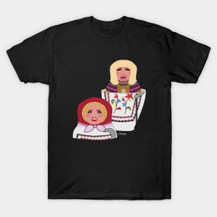 Katya Zamolodchikova and Pat - Russian Dolls T-Shirt